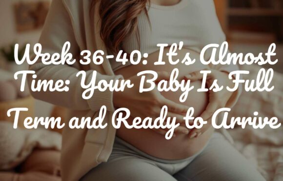 Week 36-40: It’s Almost Time: Your Baby Is Full Term and Ready to Arrive