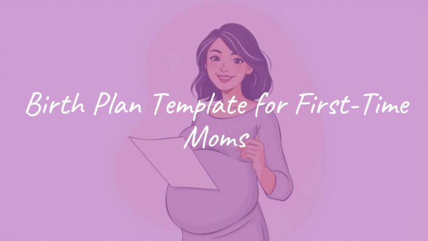 Birth Plan Template for First-Time Moms