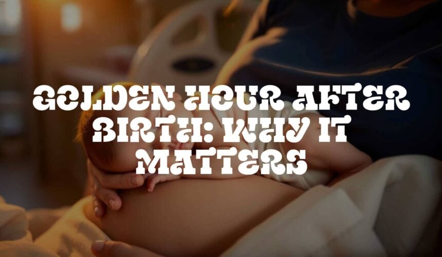 Golden Hour After Birth: Why It Matters